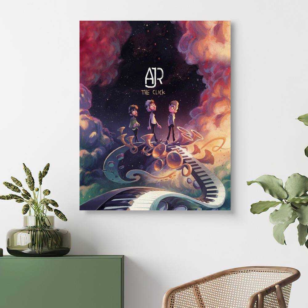 Ajr Canvas Classic Celebrity Canvas The Click Tour by Ajr Canvas