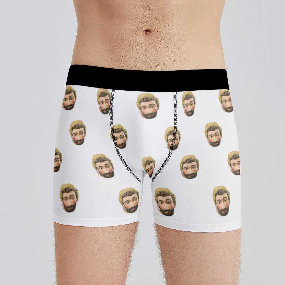 Ajr Boxers Custom Photo Boxers Men's Underwear Plain White Boxers
