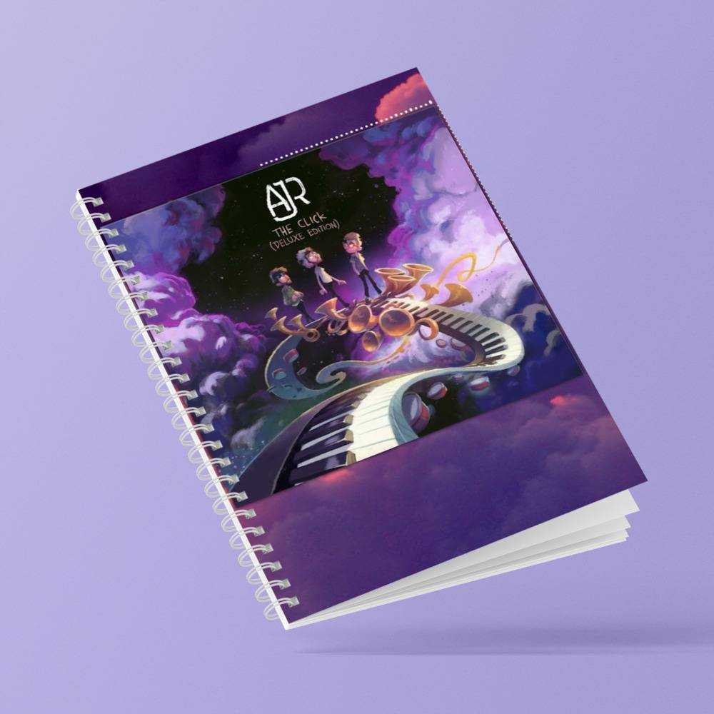 Ajr Spiral Bound Notebook Journal Diary Gift for Fans The Click Deluxe Notebook