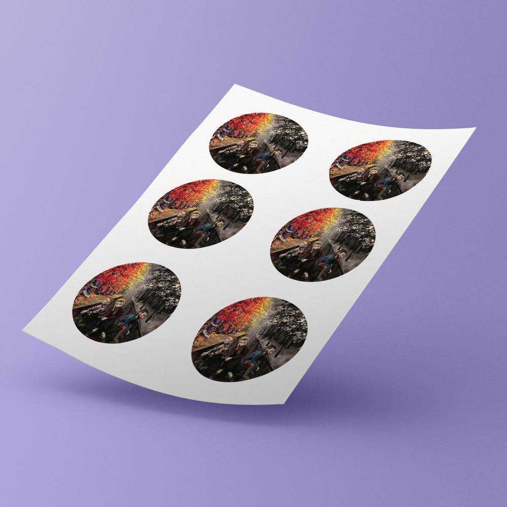 Ajr round stickers decorative stickers gift for fans OK Orchestra Essential
