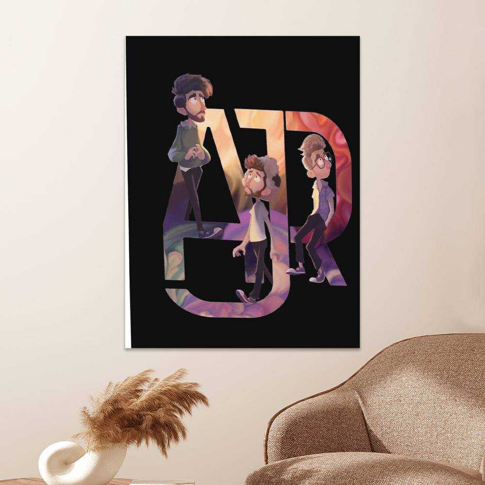 Ajr Merch Poster Art Wall Poster Sticky Poster Gift for Fans The Weak Poster