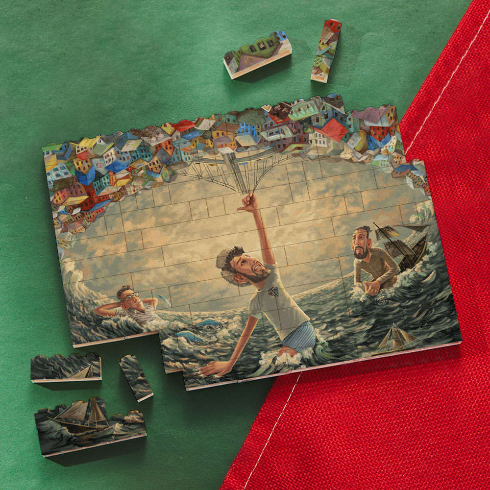 AJR Merch Building Blocks Gift for Fans The Maybe Man Building Blocks
