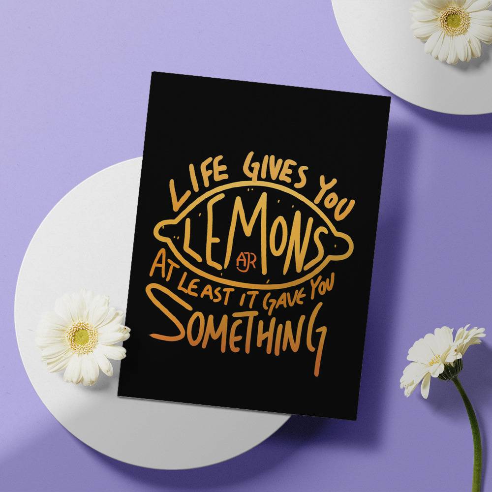 When Life Gives You Lemons Card