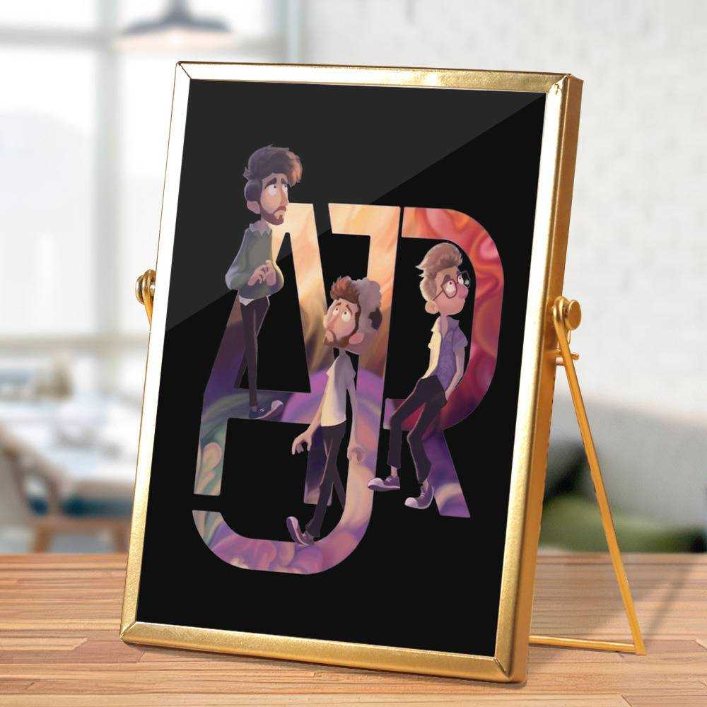 Ajr Plaque Classic Celebrity Plaque The Weak by Ajr Plaque with Golden Frame