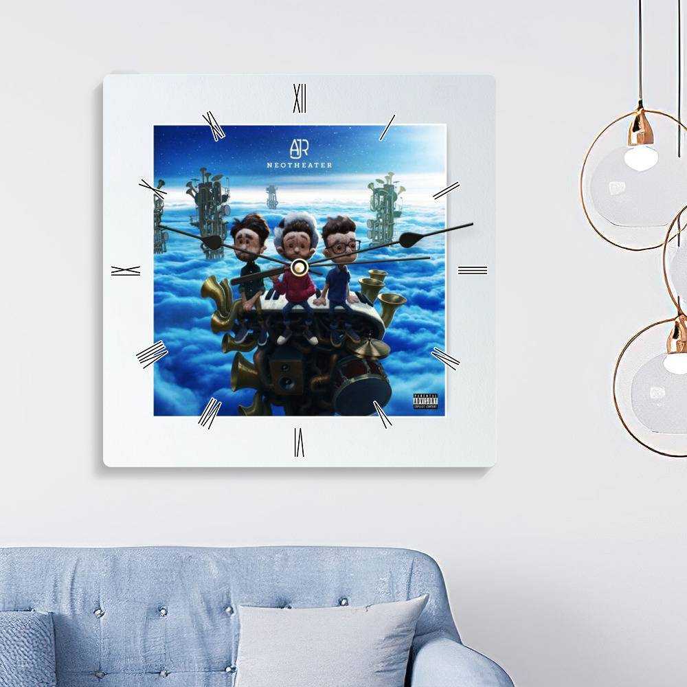Ajr Square Wall Clock Home Decor Wall Clock Gifts for Ajr Fans Neotheater Wall Clock