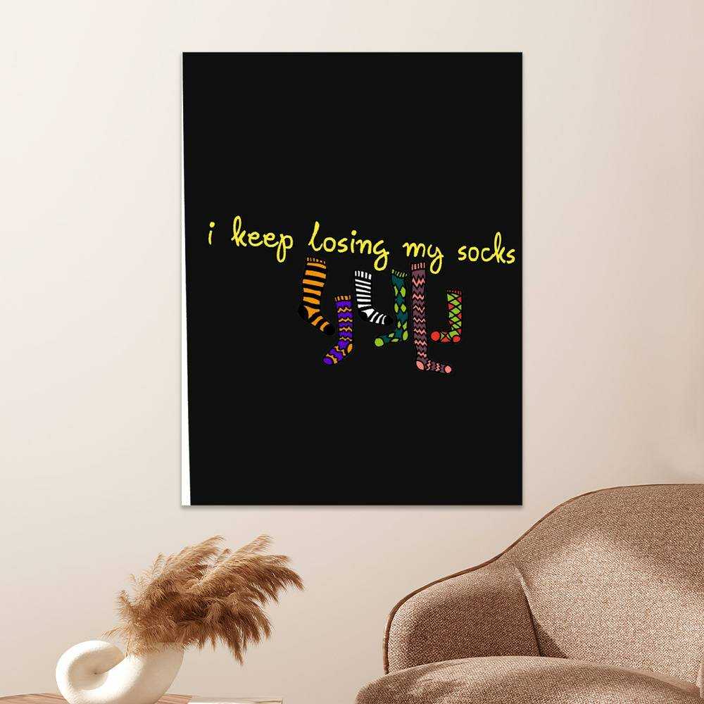Ajr Merch Poster Art Wall Poster Sticky Poster Gift for Fans I Keep Losing My Socks Poster