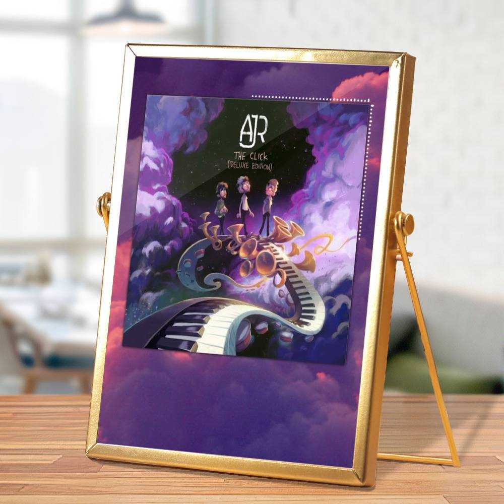 Ajr Plaque Classic Celebrity Plaque The Click Deluxe by Ajr Plaque with Golden Frame