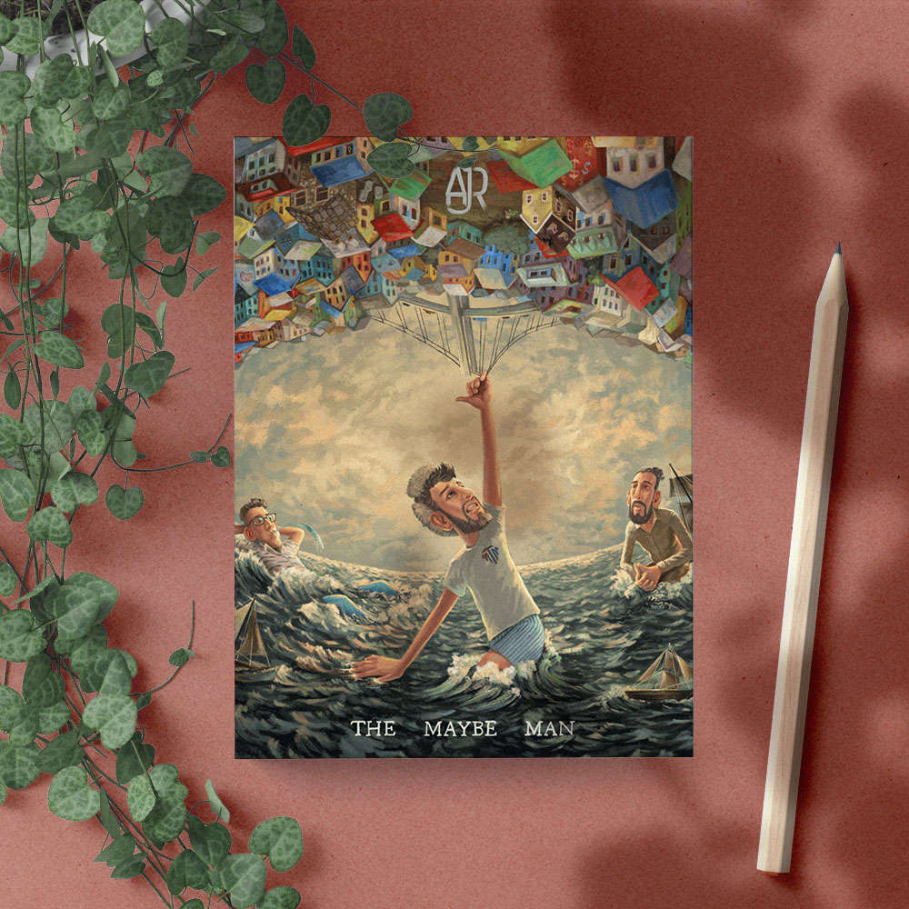 AJR Greeting Card Classic Celebrity Greeting Card The Maybe Man by AJR Greeting Card