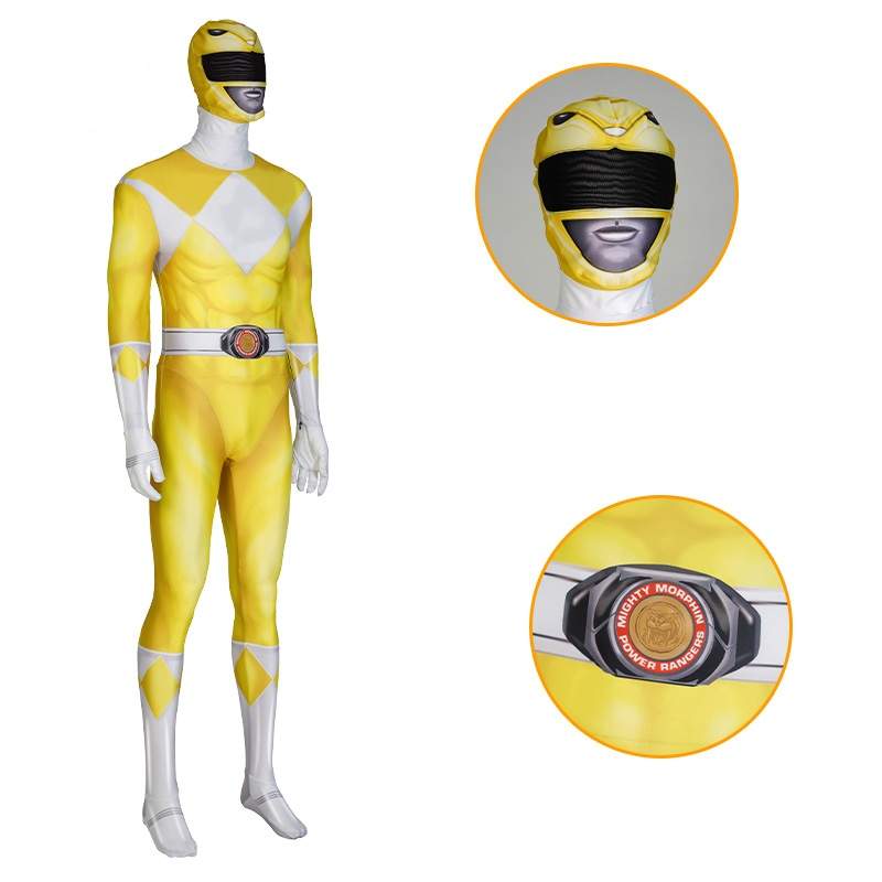 yellow power ranger costume