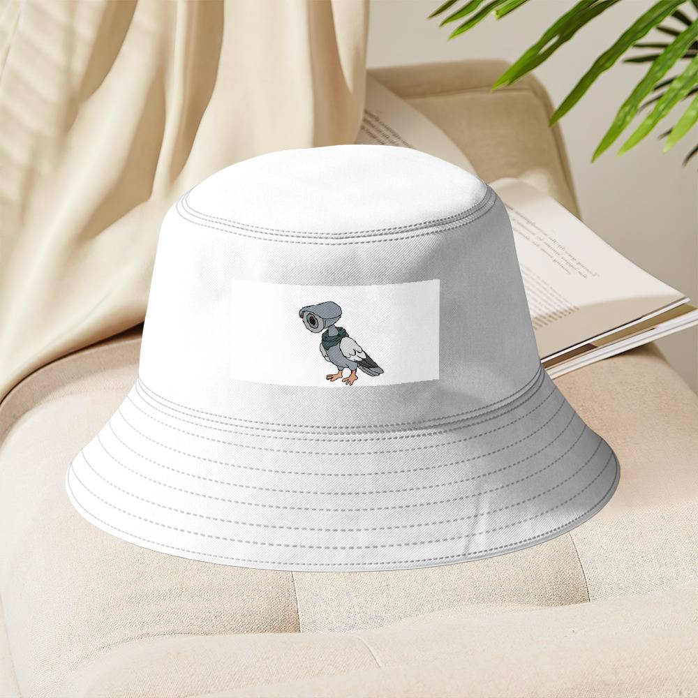 Birds Aren't Real Organic Bucket Hat, Pigeons Are Liars Hat, BirdsAren'tReal Hat, Funny Meme Hat Gift, Embroidered Organic Bucket Hat
