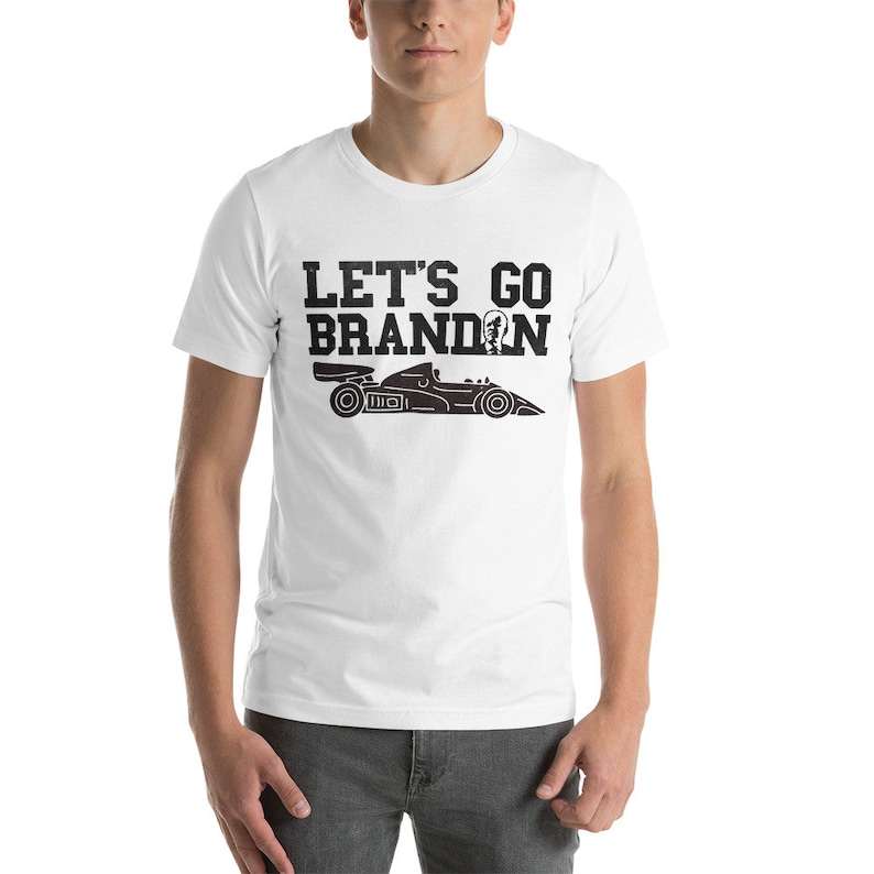Let's Go Brandon Long Sleeve Tee Shirt – Black - Just Right Signs