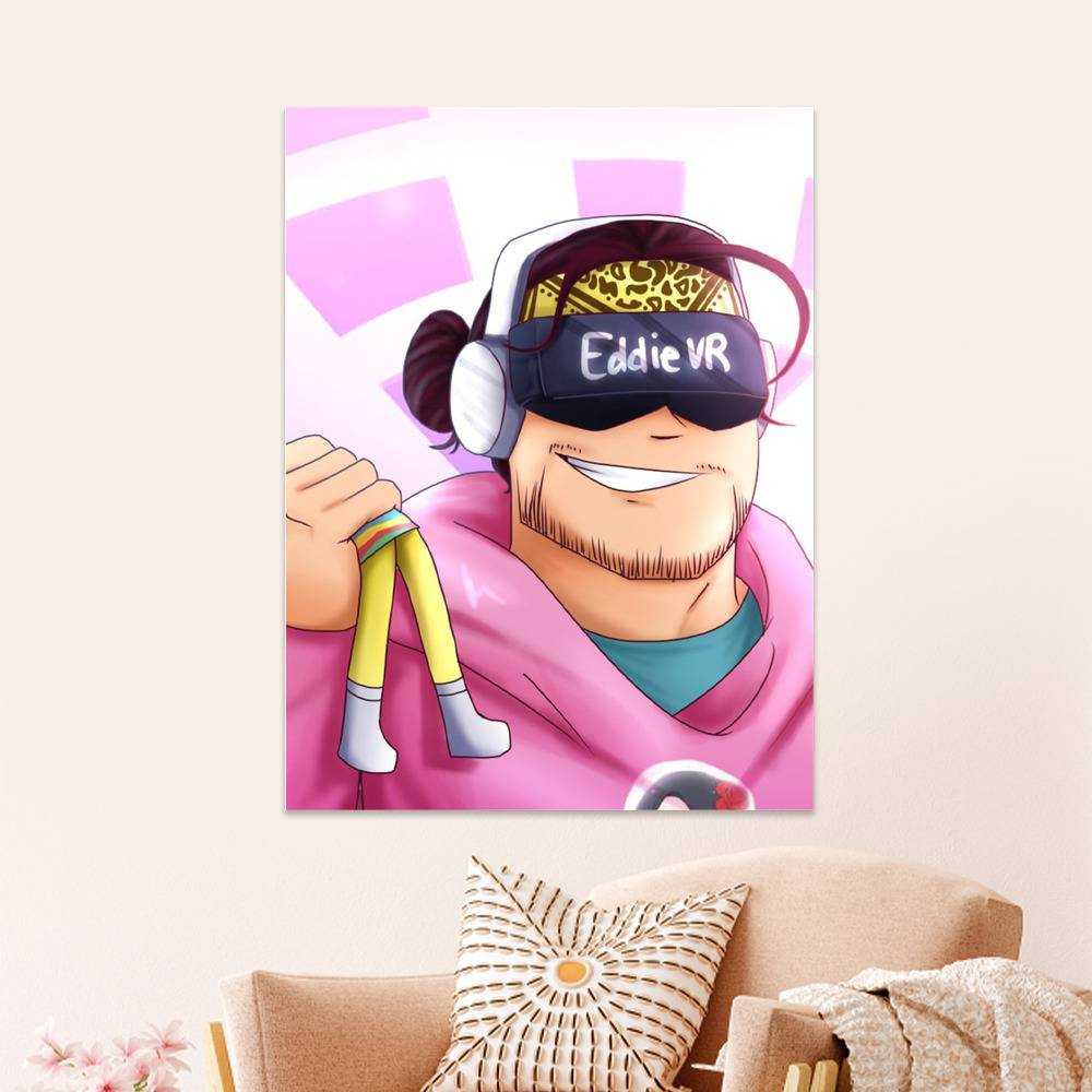 Eddievr Merch Poster Art Wall Poster Sticky Poster Gift For Fan