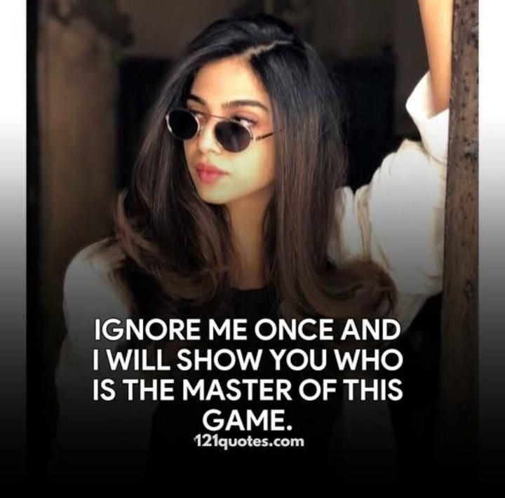 attitude dp for girls with quotes in english