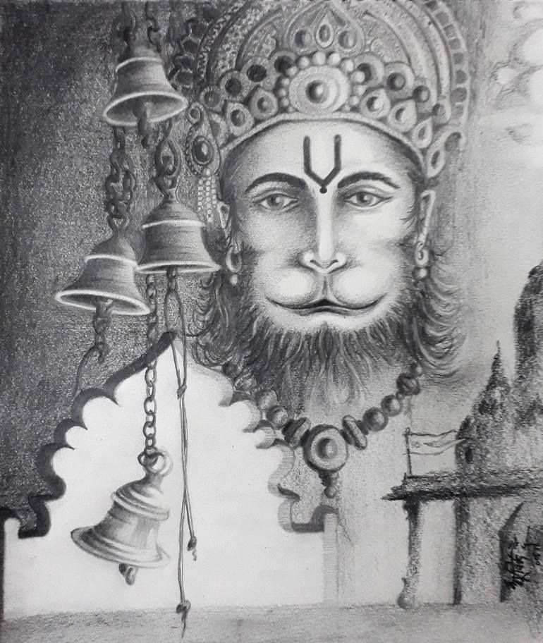 hanuman drawing photos