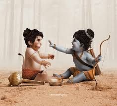 Hanuman Ji Ka Bachpan Ka Photo