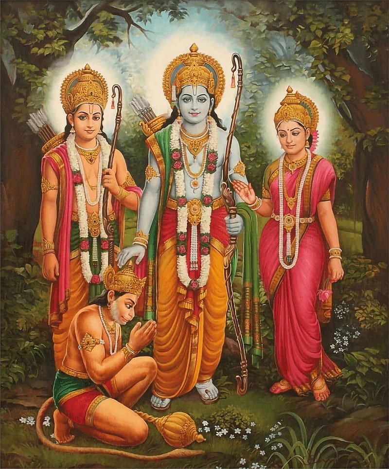 Ram Laxman Sita Hanuman Photo Hd