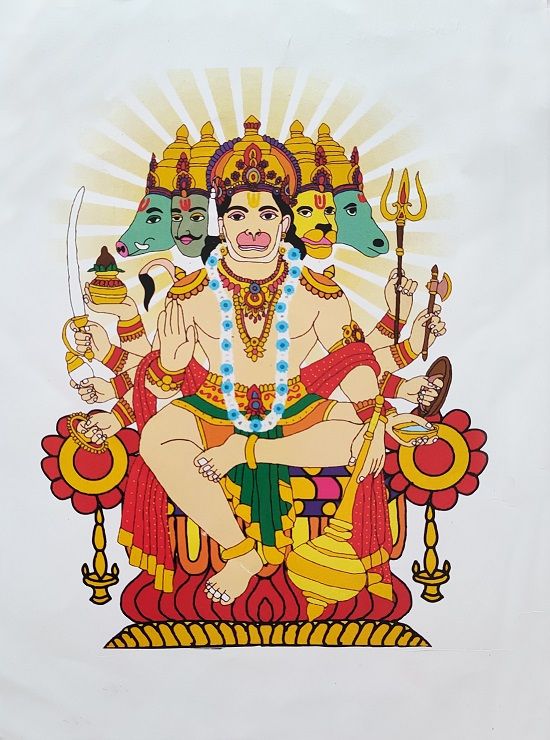 Panchmukhi Hanuman Photo Hd Download