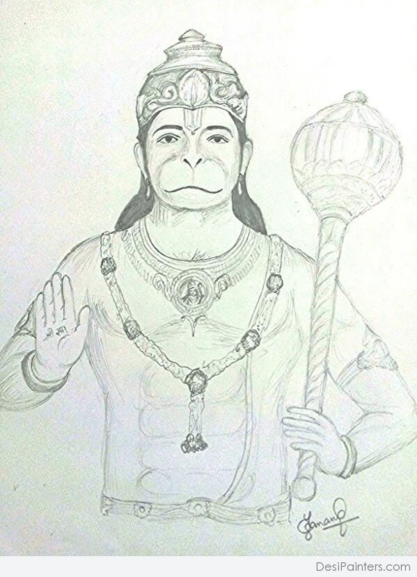 drawing hanuman photos