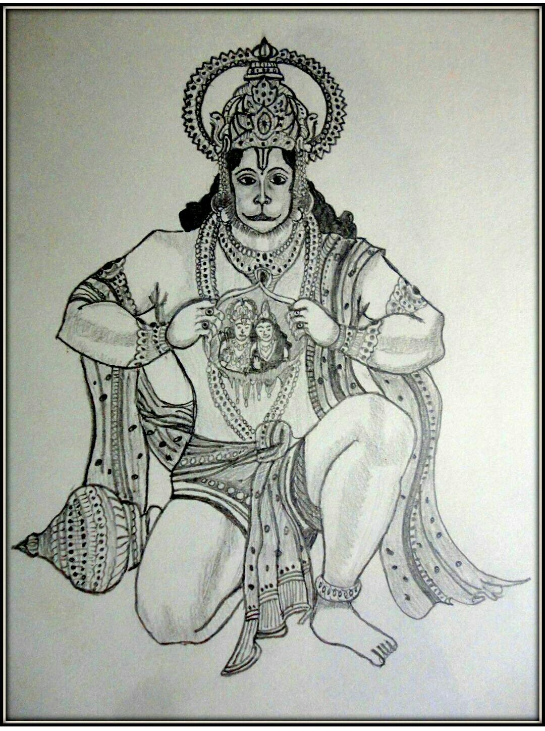 hanuman photos drawing