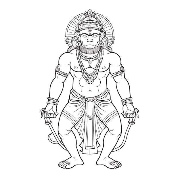 hanuman photos for drawing