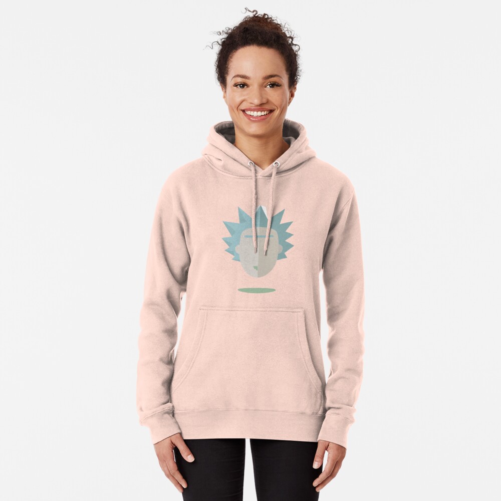 Light pink rick and morty online hoodie