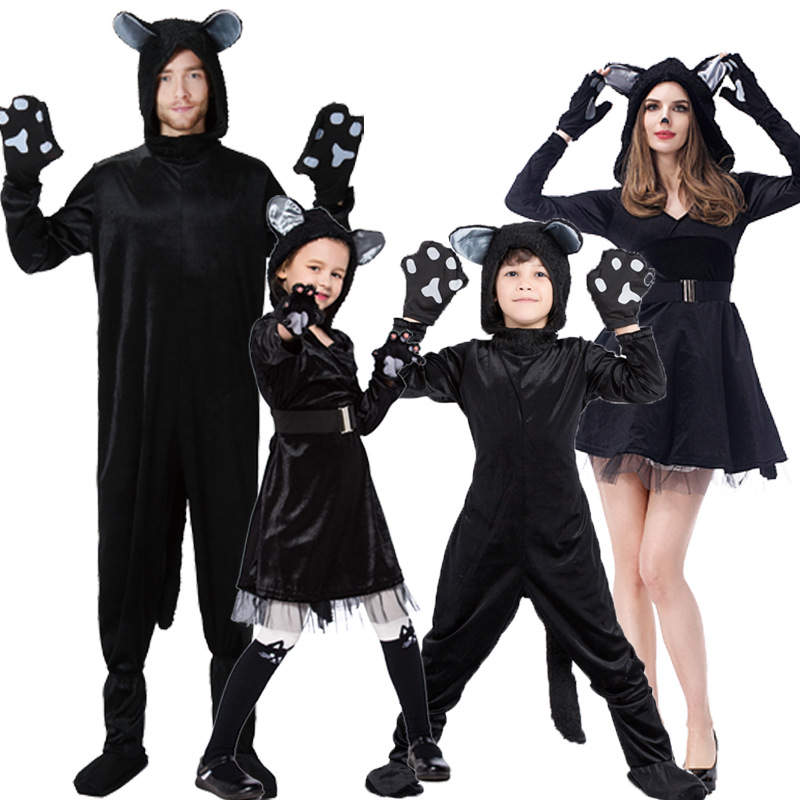 HalloweenCostumes.com X Small Black Cat Costume, Black