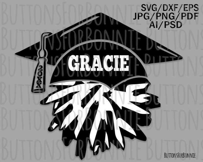 Senior Cheerleader Senior Cheer Mom Svg#1