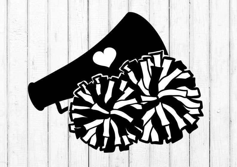 Cheerleader SVG Football And Cheer Mom Svg#1