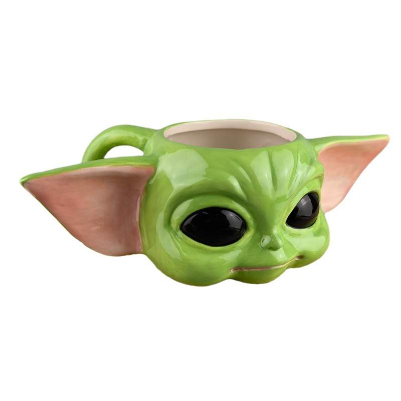 Yoda Sculpted Mug Star 3D Baby Ceramic Wars Coffee