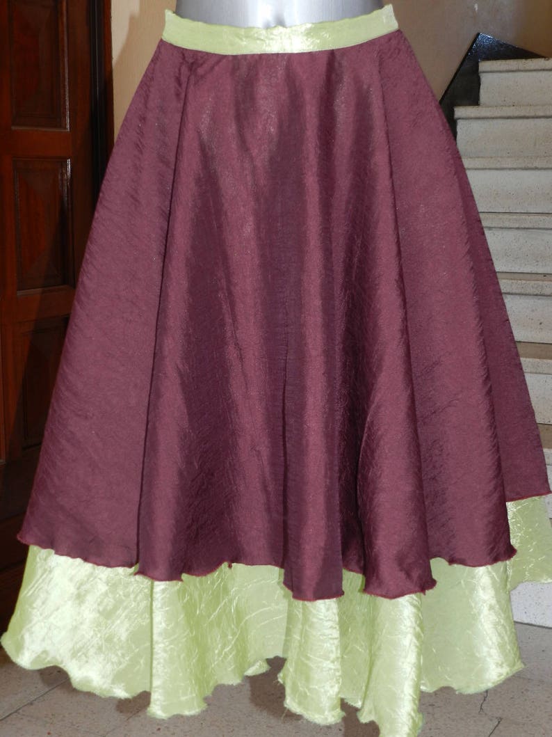 Grey intricately designed jacquard banaras skirt