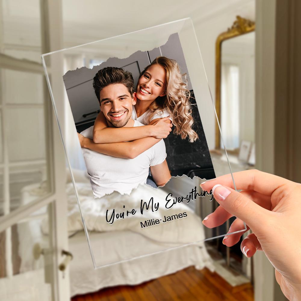 Custom Photo Plaque With Text Personalized Plaque For Lover | Spotify ...