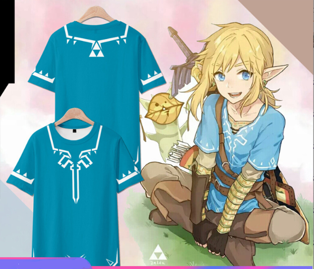 The Legend of Zelda Breath of the Wild Link cosplay Shirt costume