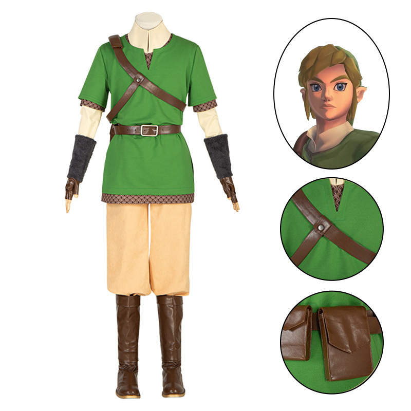 Legend of Zelda: Link Cosplay Green fleece elf Hat Link's Halloween Costume  BNWT