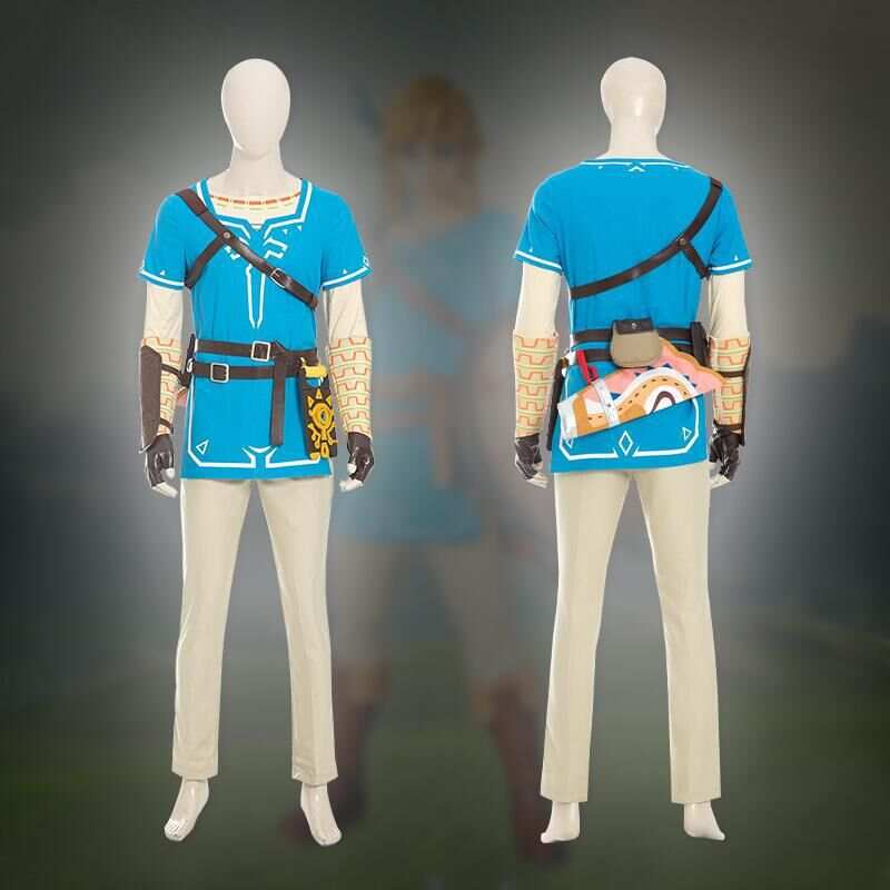 Breath of The Wild 2 Link Zelda Legend Game Costumes Fashion Link Costume