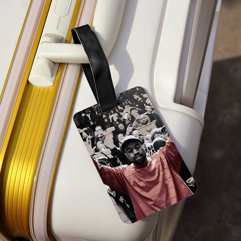 Life Of Pablo Luggage Tag Kanye West Performs Classic Celebrity Luggage Tag