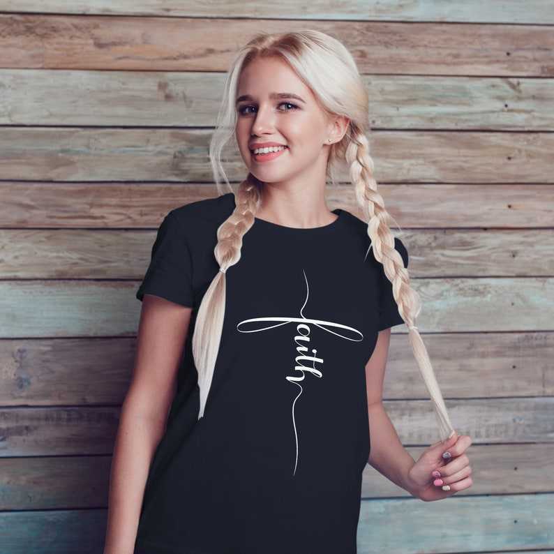 Faith Cross SVG/ DXF/ PNG Bundle - Faith Clipart Bundle - Faith Script - Faith ClipArt - Cut File Cricut - Silhouette#8