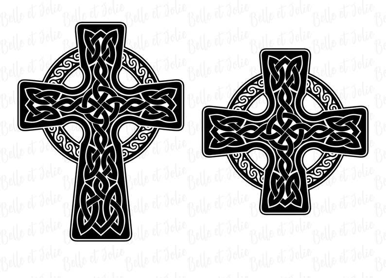 Celtic Cross Clipart SVG PNG#3