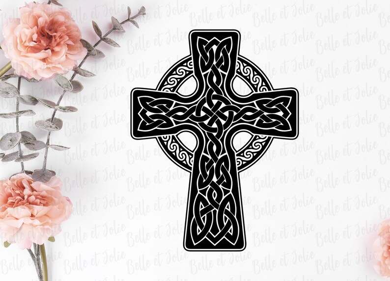 Celtic Cross Clipart SVG PNG#5