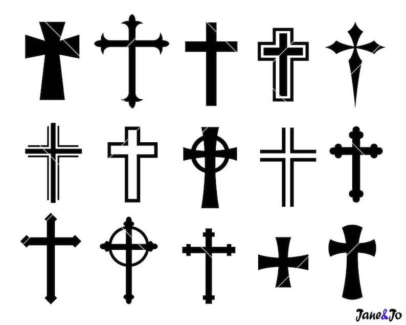 Cross SVG,Cross svg silhouette files,Crosses vector png, dxf, eps,jpg,pdf,Crosses clipart,Cross cameo,Cross cricut SVG,christian cross svg#1