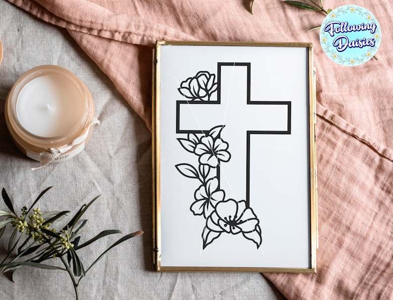 CROSS SVG, Cross svg image, Religious cross svg, Chistian easter svg, Faith cross svg, Catholic cross,Svg files for cricut and silhouette#4