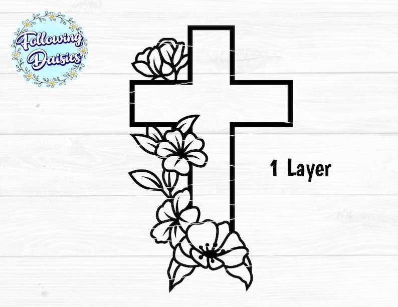 CROSS SVG, Cross svg image, Religious cross svg, Chistian easter svg, Faith cross svg, Catholic cross,Svg files for cricut and silhouette#5