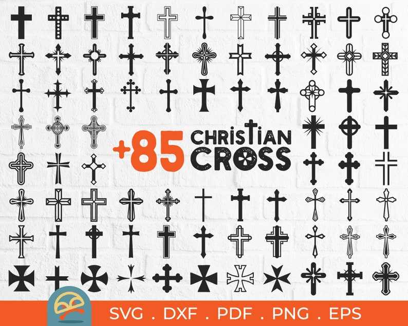 85+ Cross Bundle svg Files Cross svg, Faith Cross svg, Easter Cross svg, Cross Easter svg, Cross Clipart, Cross Svg Files for Cricut#1