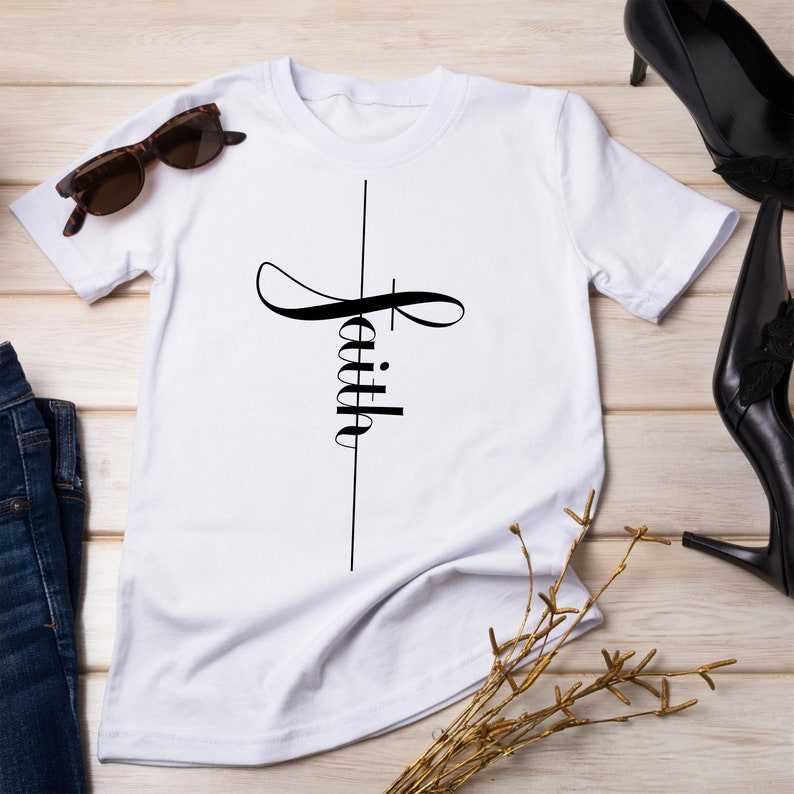 Faith Cross SVG/ DXF/ PNG Bundle - Faith Clipart Bundle - Faith Script - Faith ClipArt - Cut File Cricut - Silhouette#10