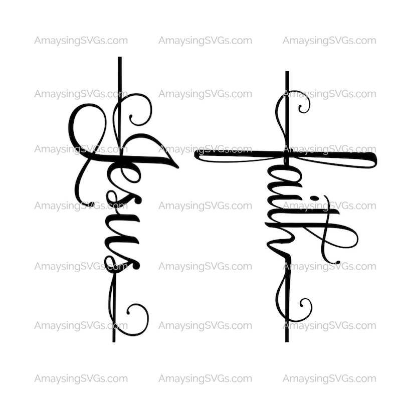 Faith Cross Svg Jesus Cross Svg Christian Svg Jesus Svg Faith Svg