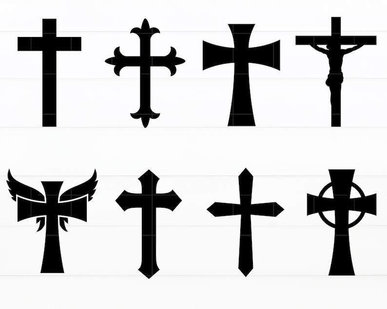 Cross Svg Bundle Religious Svg Christian Cross Svg Jesus Svg Cross Cut Files For Silhouette Christian Svg Png Digital Download Creativity and Fun Digital Download  