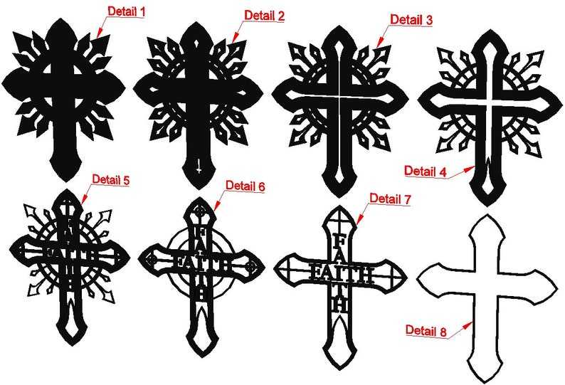 Faith cross SVG, 3d Cross Cricut svg, 3d mandala vector file, 3d layered faith Cross svg.#6