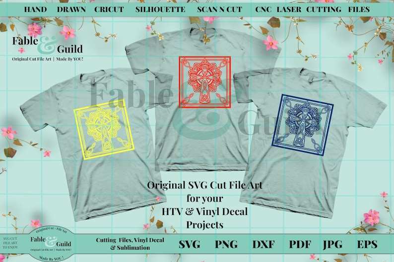 Christian Celtic Cross SVG Cut File for Cricut#3