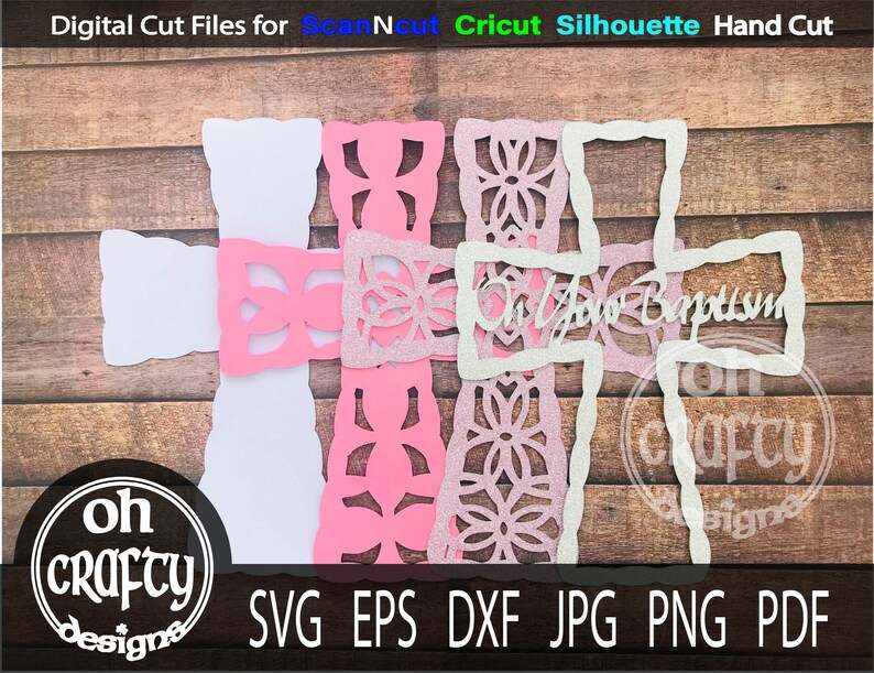 Baptism Cross Svg Baptism cut file #4