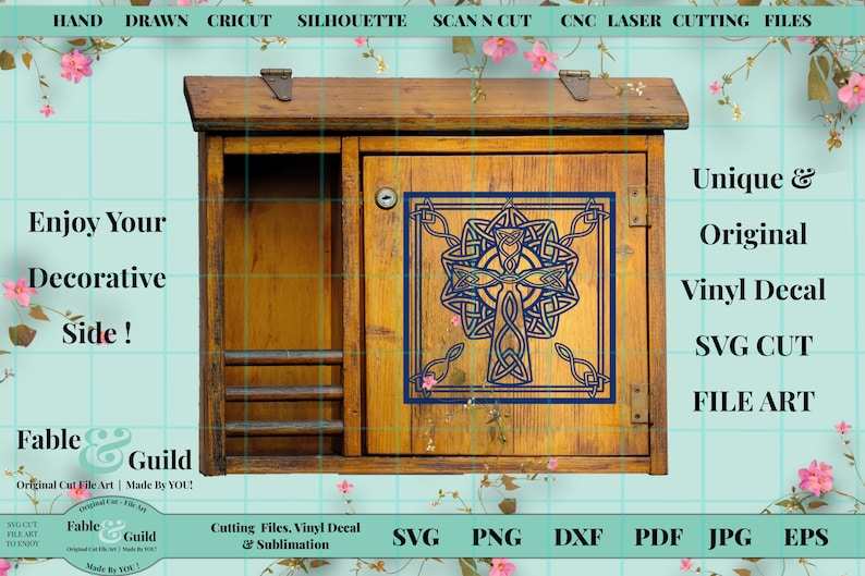 Christian Celtic Cross SVG Cut File for Cricut High Quality Perfect for your Design 