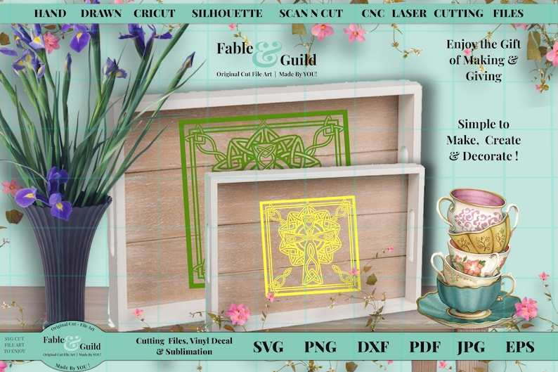 Christian Celtic Cross SVG Cut File for Cricut#6